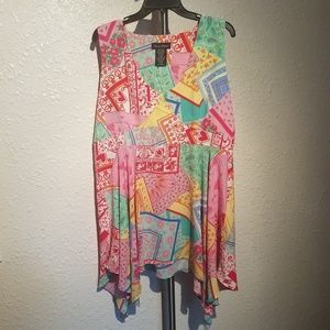 Multi-color tank style top